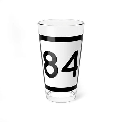 WV-84 (Virginia) (Road Sign) Pint Glass 16oz 16oz - Go Mug Yourself