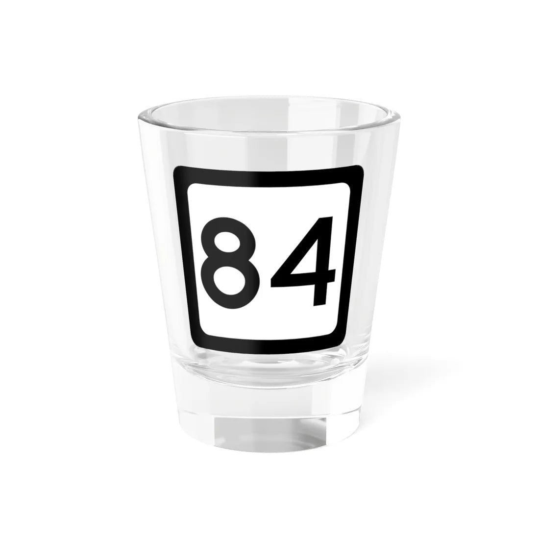 WV-84 (Virginia) (Road Sign) Shot Glass 1.5oz 1.5oz - Go Mug Yourself