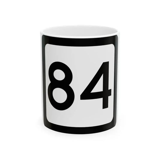 WV-84 (Virginia) (Road Sign) White Coffee Mug 11oz - Go Mug Yourself