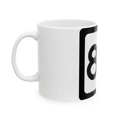 WV-84 (Virginia) (Road Sign) White Coffee Mug - Go Mug Yourself