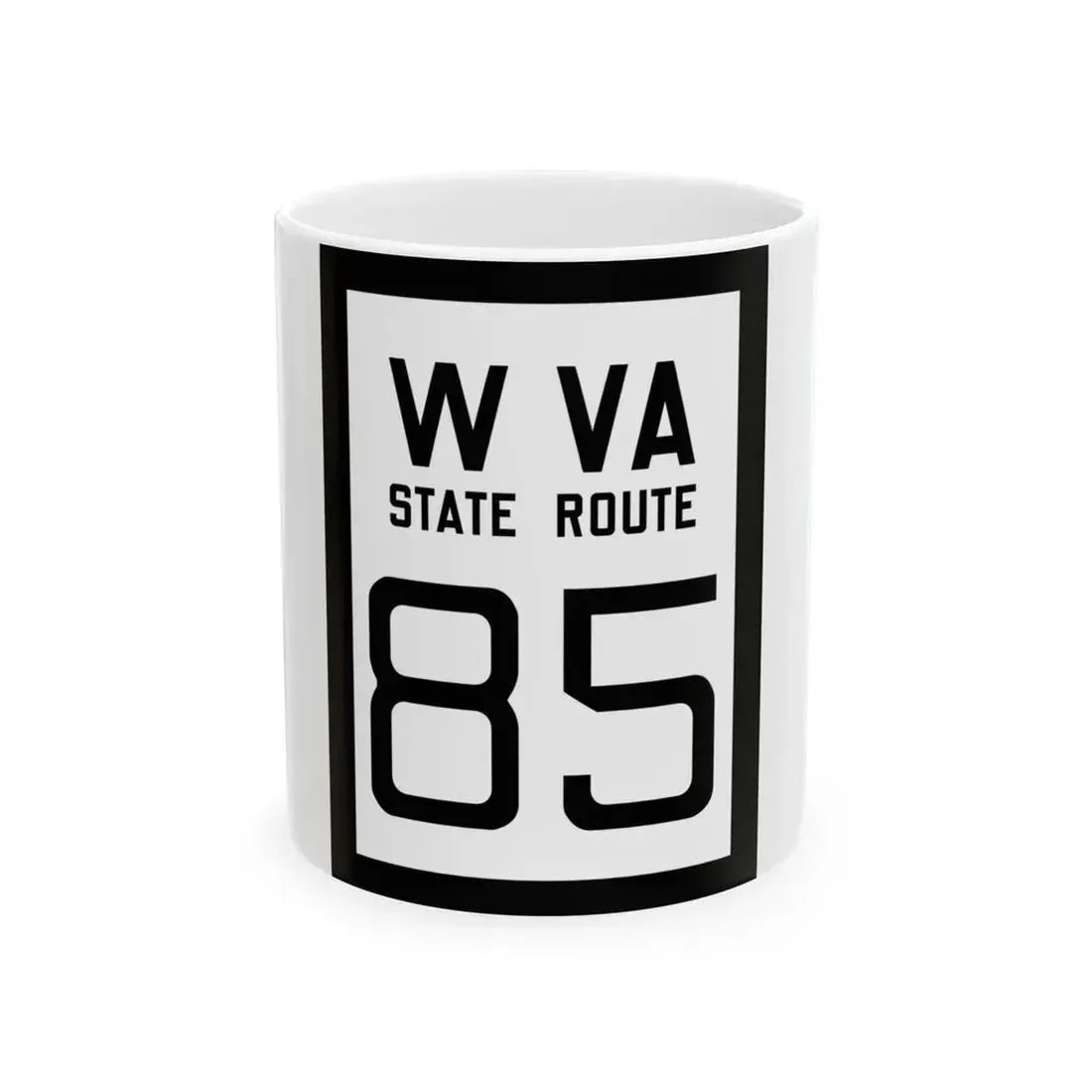 WV-85 1922 (Virginia) (Road Sign) White Coffee Mug 11oz - Go Mug Yourself