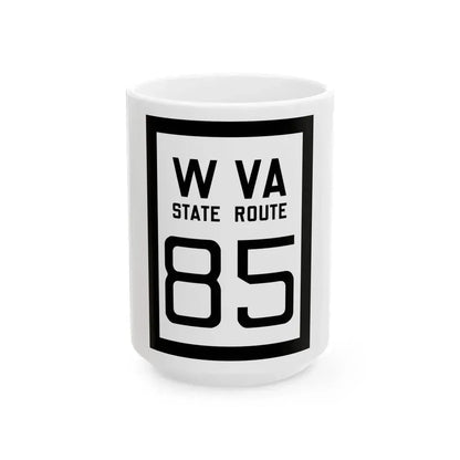 WV-85 1922 (Virginia) (Road Sign) White Coffee Mug 15oz - Go Mug Yourself