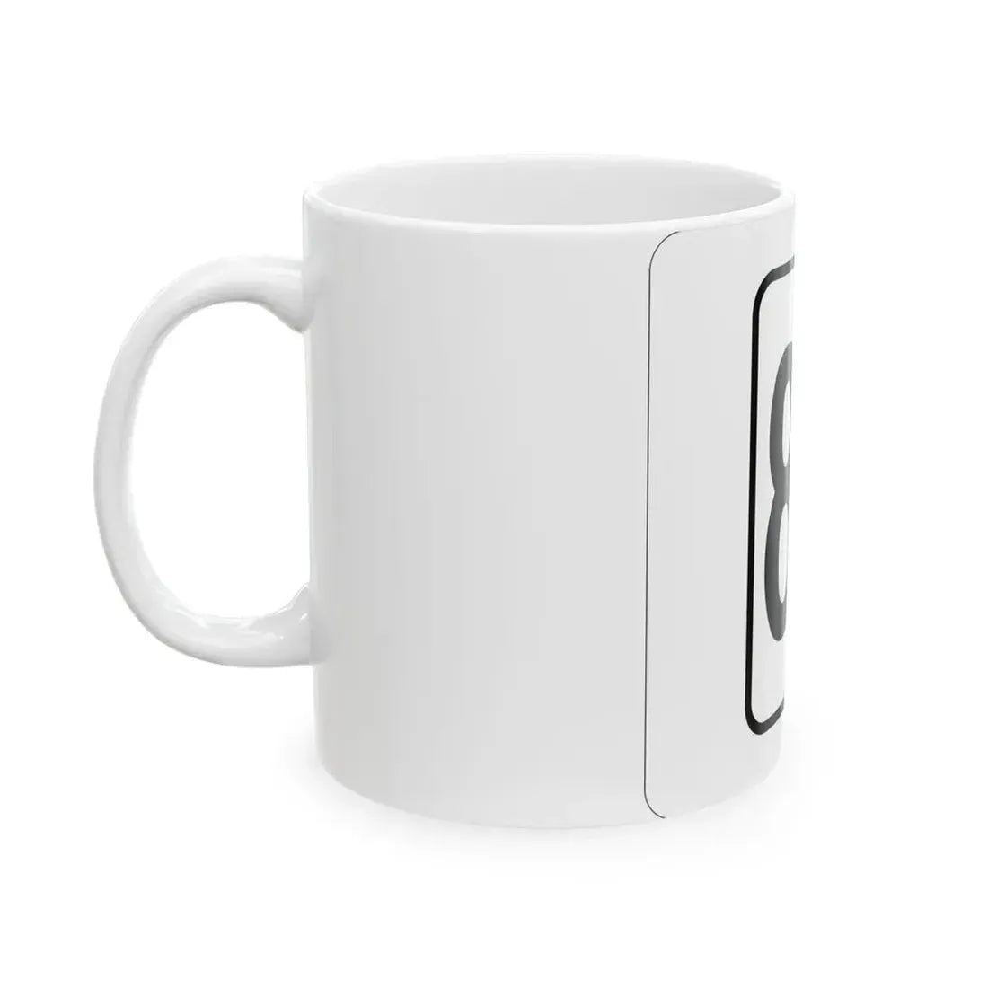WV-85 1948 (Virginia) (Road Sign) White Coffee Mug - Go Mug Yourself