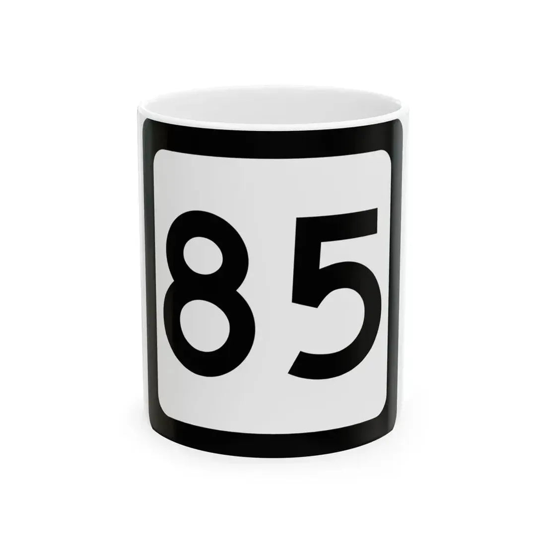 WV-85 (Virginia) (Road Sign) White Coffee Mug 11oz - Go Mug Yourself