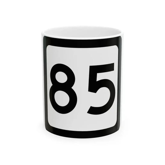 WV-85 (Virginia) (Road Sign) White Coffee Mug 11oz - Go Mug Yourself
