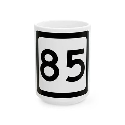 WV-85 (Virginia) (Road Sign) White Coffee Mug 15oz - Go Mug Yourself