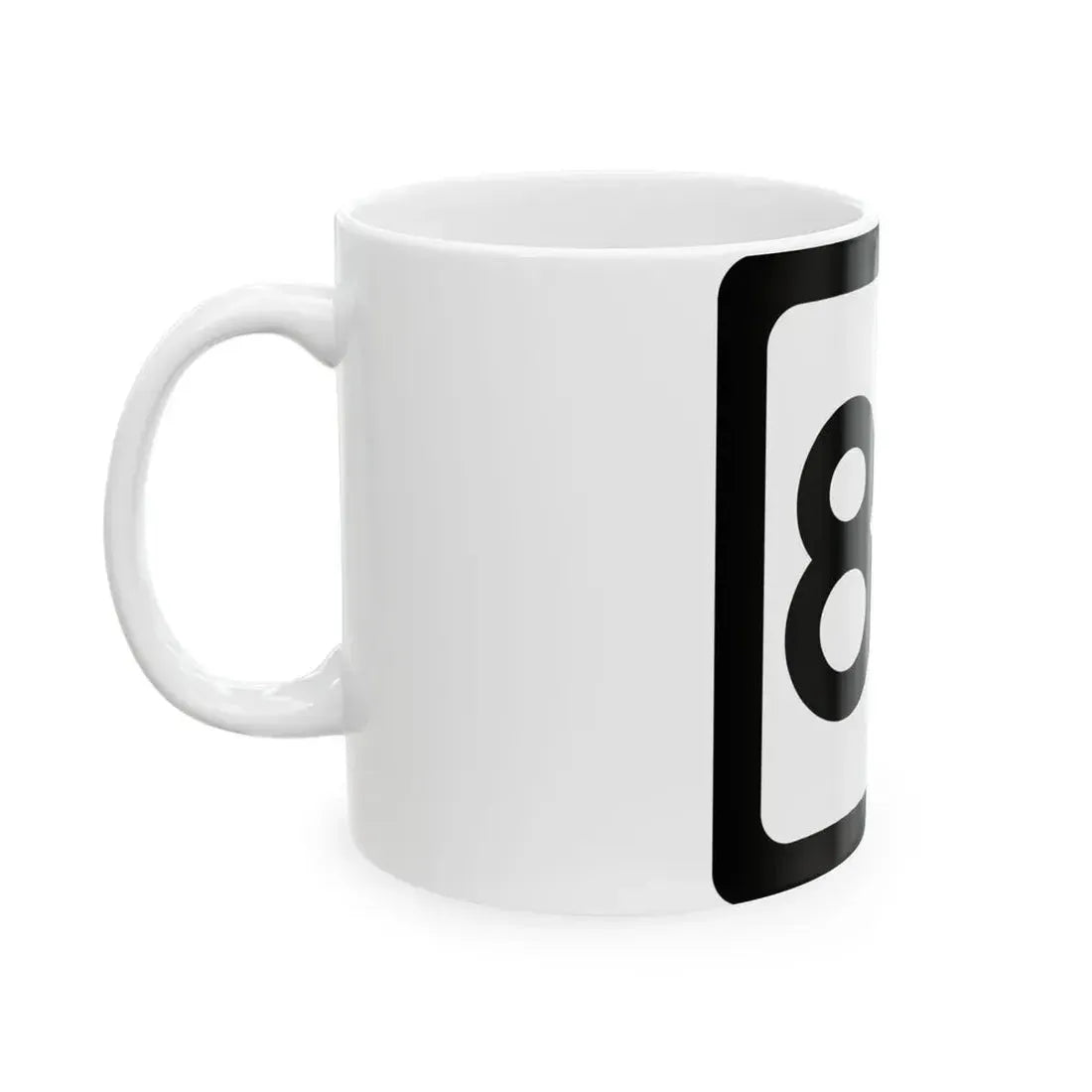 WV-85 (Virginia) (Road Sign) White Coffee Mug - Go Mug Yourself