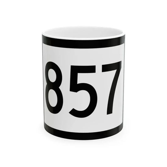 WV-857 (Virginia) (Road Sign) White Coffee Mug 11oz - Go Mug Yourself