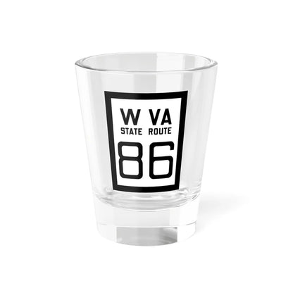 WV-86 1922 (Virginia) (Road Sign) Shot Glass 1.5oz 1.5oz - Go Mug Yourself