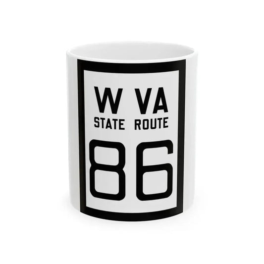 WV-86 1922 (Virginia) (Road Sign) White Coffee Mug 11oz - Go Mug Yourself