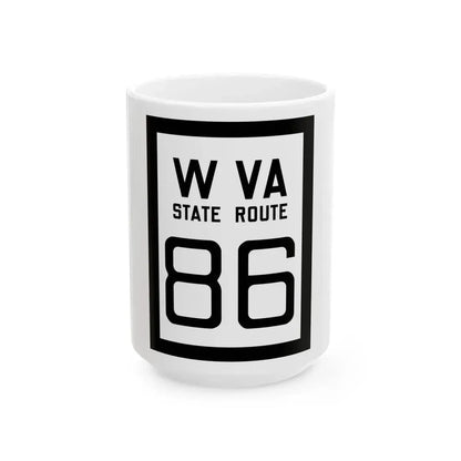 WV-86 1922 (Virginia) (Road Sign) White Coffee Mug 15oz - Go Mug Yourself
