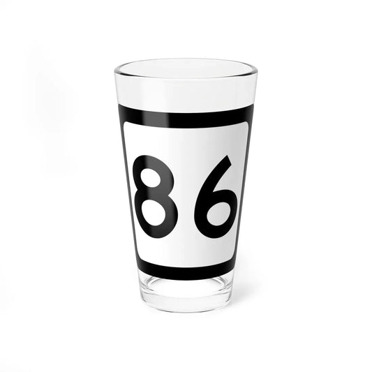 WV-86 (Virginia) (Road Sign) Pint Glass 16oz 16oz - Go Mug Yourself