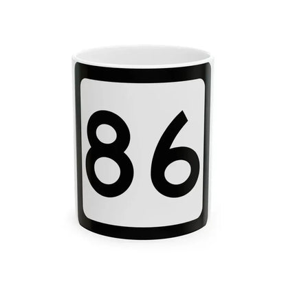 WV-86 (Virginia) (Road Sign) White Coffee Mug 11oz - Go Mug Yourself