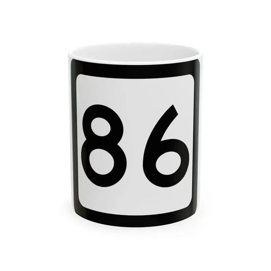 WV-86 (Virginia) (Road Sign) White Coffee Mug 11oz - Go Mug Yourself