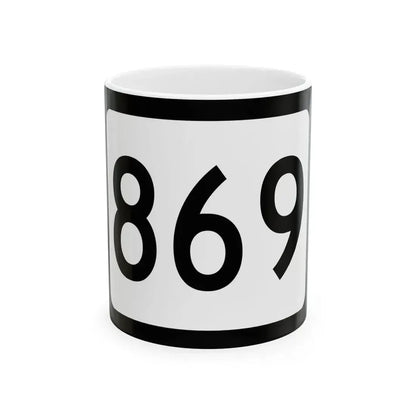 WV-869 (Virginia) (Road Sign) White Coffee Mug 11oz - Go Mug Yourself