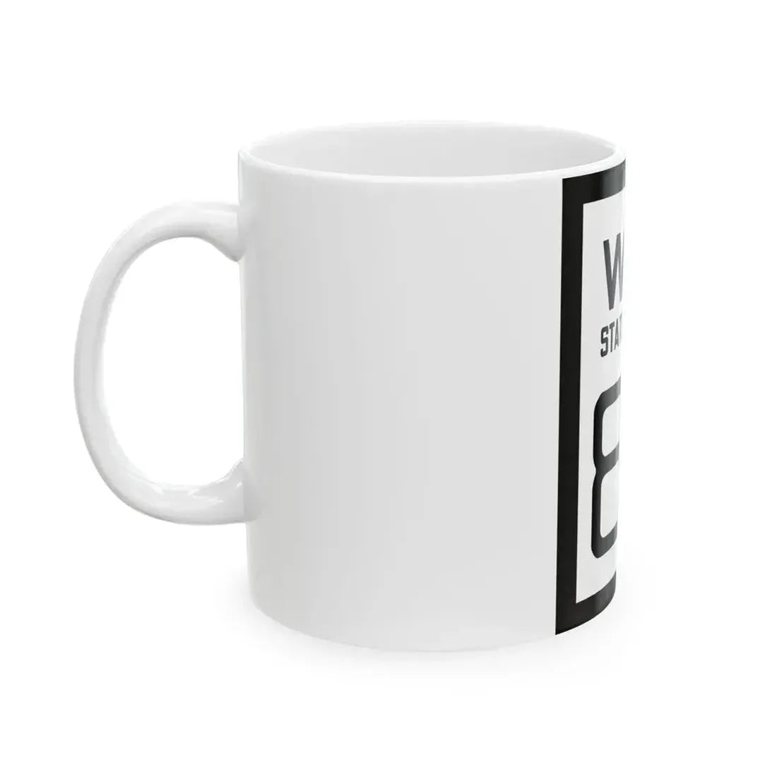 WV-87 1922 (Virginia) (Road Sign) White Coffee Mug - Go Mug Yourself