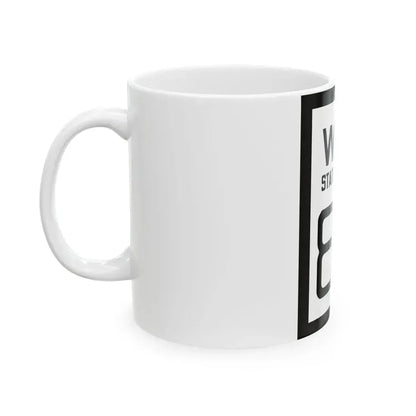 WV-87 1922 (Virginia) (Road Sign) White Coffee Mug - Go Mug Yourself