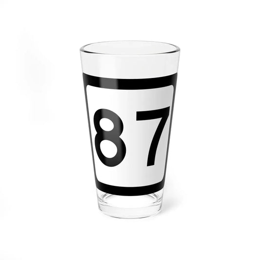 WV-87 (Virginia) (Road Sign) Pint Glass 16oz 16oz - Go Mug Yourself
