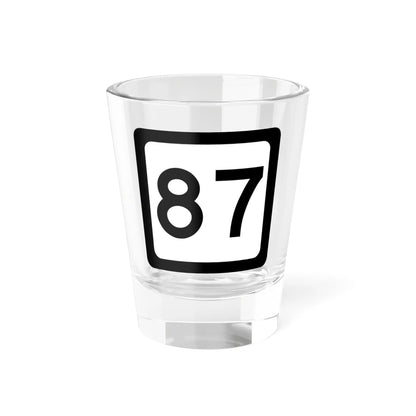 WV-87 (Virginia) (Road Sign) Shot Glass 1.5oz 1.5oz - Go Mug Yourself