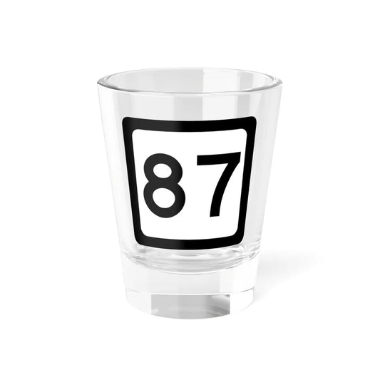 WV-87 (Virginia) (Road Sign) Shot Glass 1.5oz 1.5oz - Go Mug Yourself