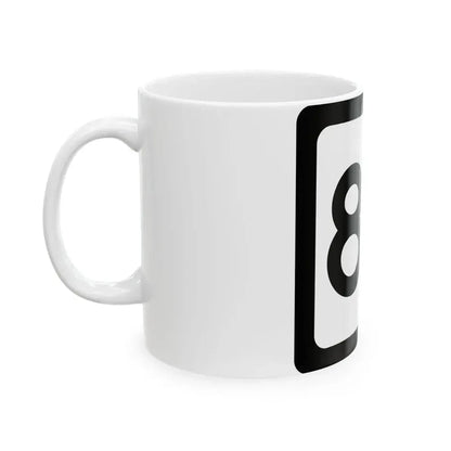 WV-87 (Virginia) (Road Sign) White Coffee Mug - Go Mug Yourself