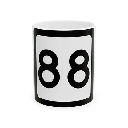 WV-88 (Virginia) (Road Sign) White Coffee Mug 11oz - Go Mug Yourself