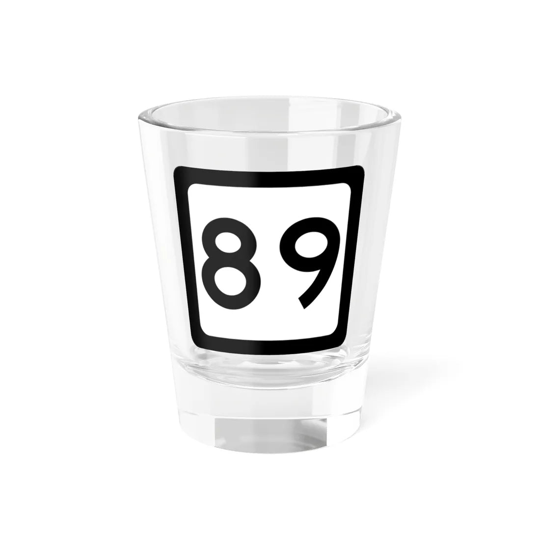 WV-89 (Virginia) (Road Sign) Shot Glass 1.5oz 1.5oz - Go Mug Yourself