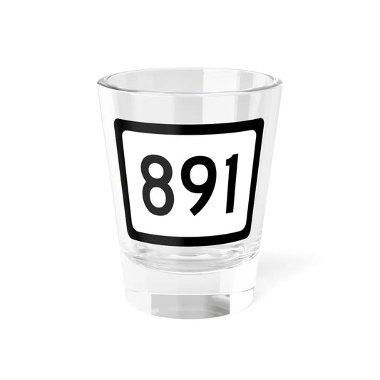 WV-891 (Virginia) (Road Sign) Shot Glass 1.5oz 1.5oz - Go Mug Yourself