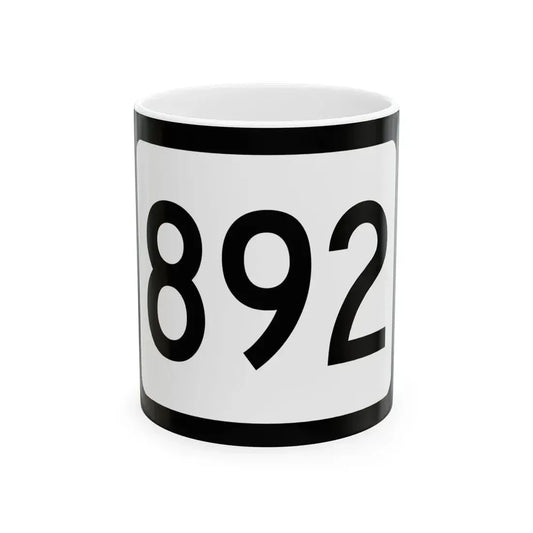 WV-892 (Virginia) (Road Sign) White Coffee Mug 11oz - Go Mug Yourself