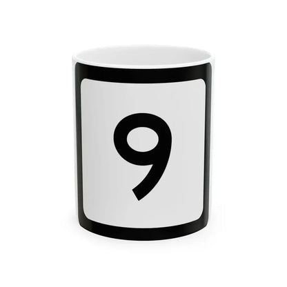 WV-9 (Virginia) (Road Sign) White Coffee Mug 11oz - Go Mug Yourself