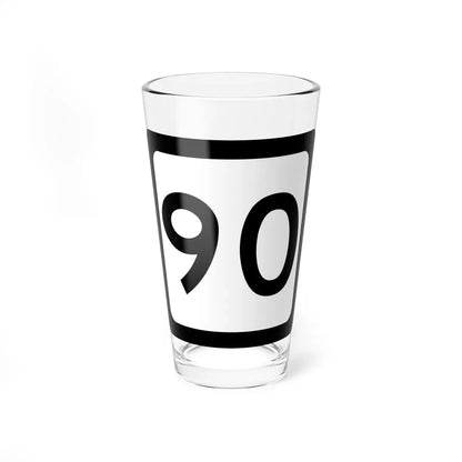 WV-90 (Virginia) (Road Sign) Pint Glass 16oz 16oz - Go Mug Yourself