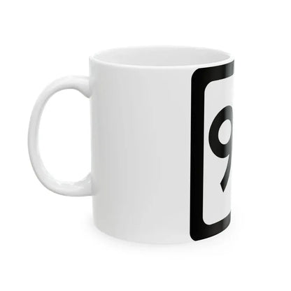 WV-90 (Virginia) (Road Sign) White Coffee Mug - Go Mug Yourself