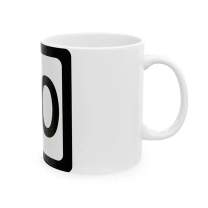 WV-90 (Virginia) (Road Sign) White Coffee Mug - Go Mug Yourself