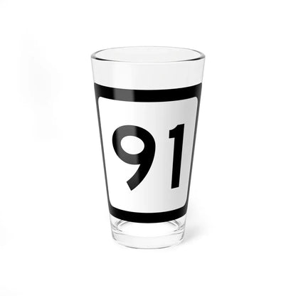 WV-91 (Virginia) (Road Sign) Pint Glass 16oz 16oz - Go Mug Yourself