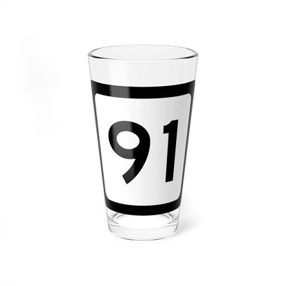 WV-91 (Virginia) (Road Sign) Pint Glss 16oz 16oz - Go Mug Yourself