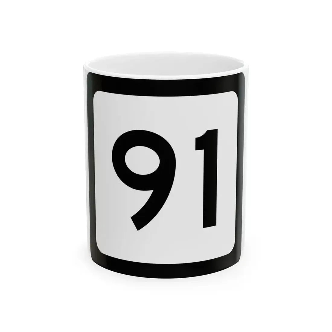 WV-91 (Virginia) (Road Sign) White Coffee Mug 11oz - Go Mug Yourself