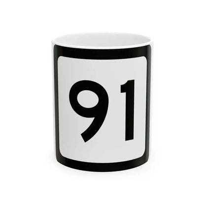 WV-91 (Virginia) (Road Sign) White Coffee Mug 11oz - Go Mug Yourself