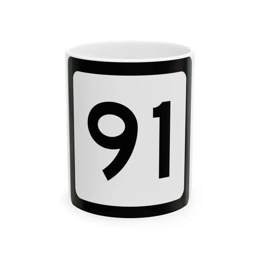 WV-91 (Virginia) (Road Sign) White Coffee Mug 11oz - Go Mug Yourself