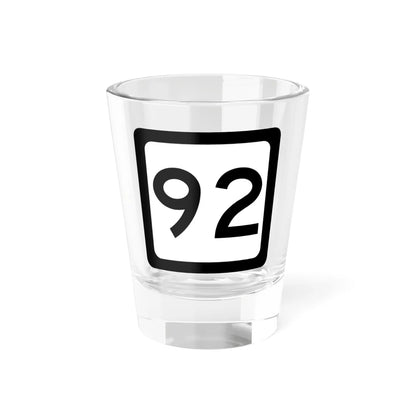 WV-92 (Virginia) (Road Sign) Shot Glass 1.5oz 1.5oz - Go Mug Yourself