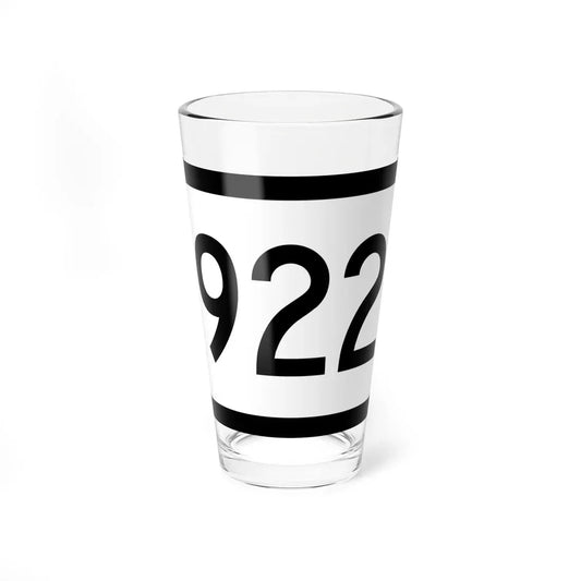 WV-922 (Virginia) (Road Sign) Pint Glass 16oz 16oz - Go Mug Yourself