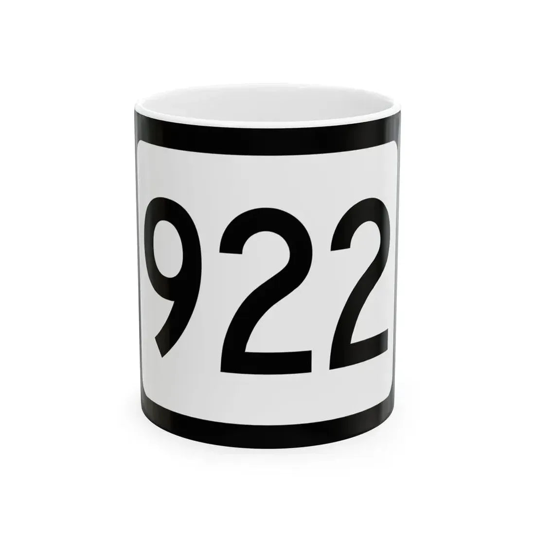 WV-922 (Virginia) (Road Sign) White Coffee Mug 11oz - Go Mug Yourself