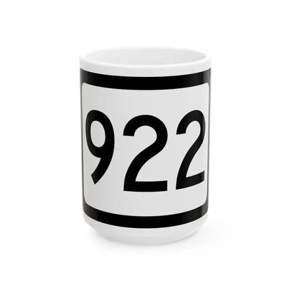 WV-922 (Virginia) (Road Sign) White Coffee Mug 15oz - Go Mug Yourself