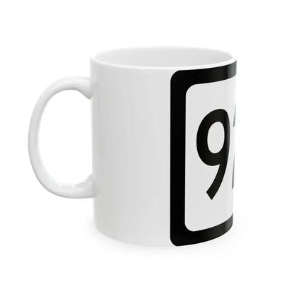 WV-922 (Virginia) (Road Sign) White Coffee Mug - Go Mug Yourself