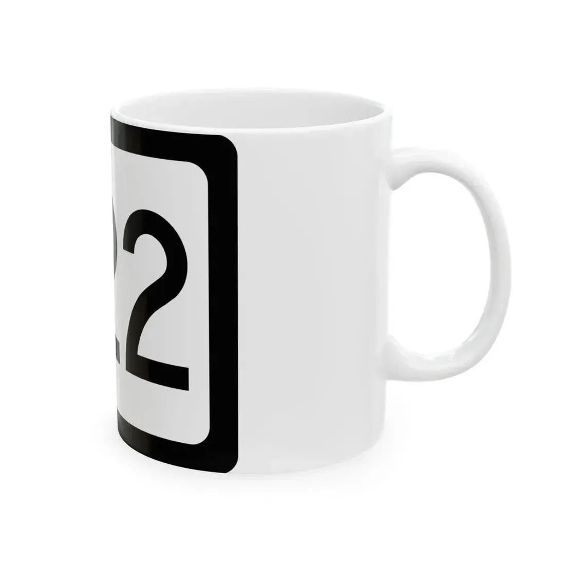 WV-922 (Virginia) (Road Sign) White Coffee Mug - Go Mug Yourself