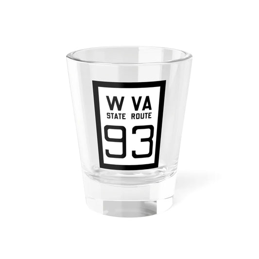 WV-93 1922 (Virginia) (Road Sign) Shot Glass 1.5oz 1.5oz - Go Mug Yourself