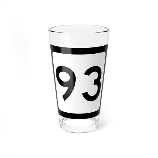 WV-93 (Virginia) (Road Sign) Pint Glass 16oz 16oz - Go Mug Yourself