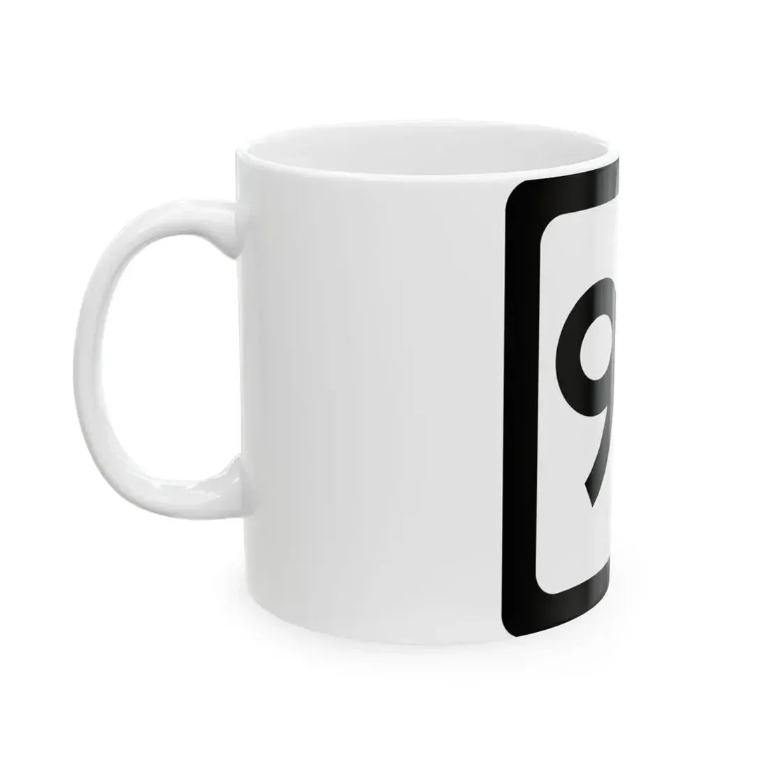 WV-93 (Virginia) (Road Sign) White Coffee Mug - Go Mug Yourself