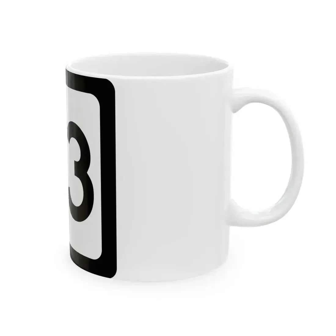 WV-93 (Virginia) (Road Sign) White Coffee Mug - Go Mug Yourself