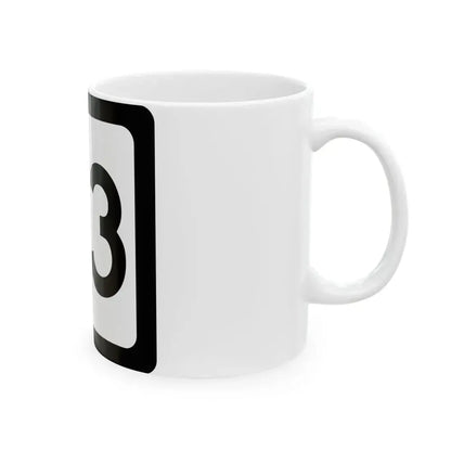WV-93 (Virginia) (Road Sign) White Coffee Mug - Go Mug Yourself