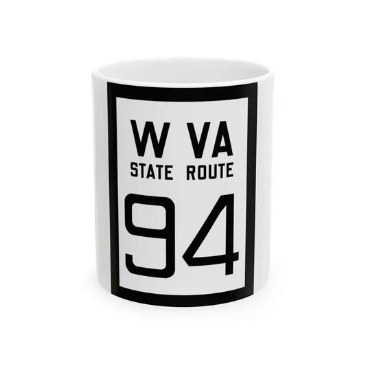 WV-94 1922 (Virginia) (Road Sign) White Coffee Mug 11oz - Go Mug Yourself